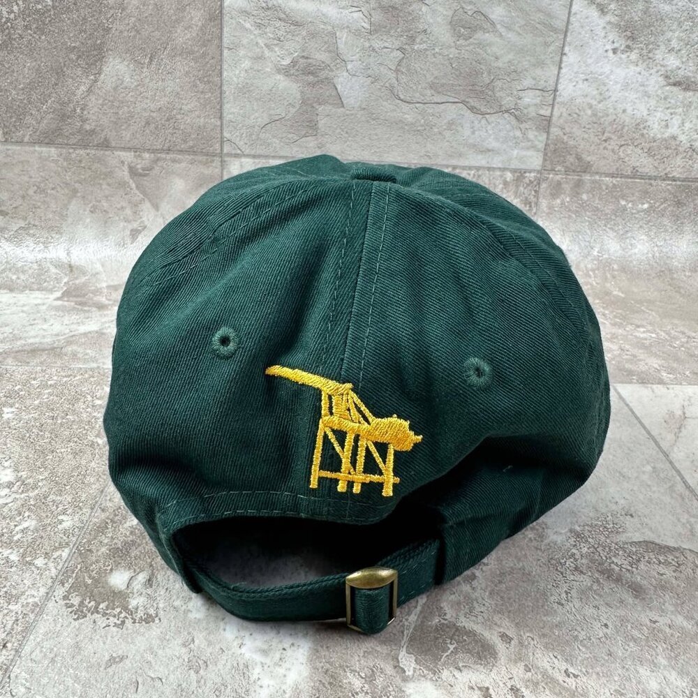 x12 Rooted Oaklandish Embroidered Dark Green Graphic Baseball Cap Hat Adjustable - Picture 3 of 5